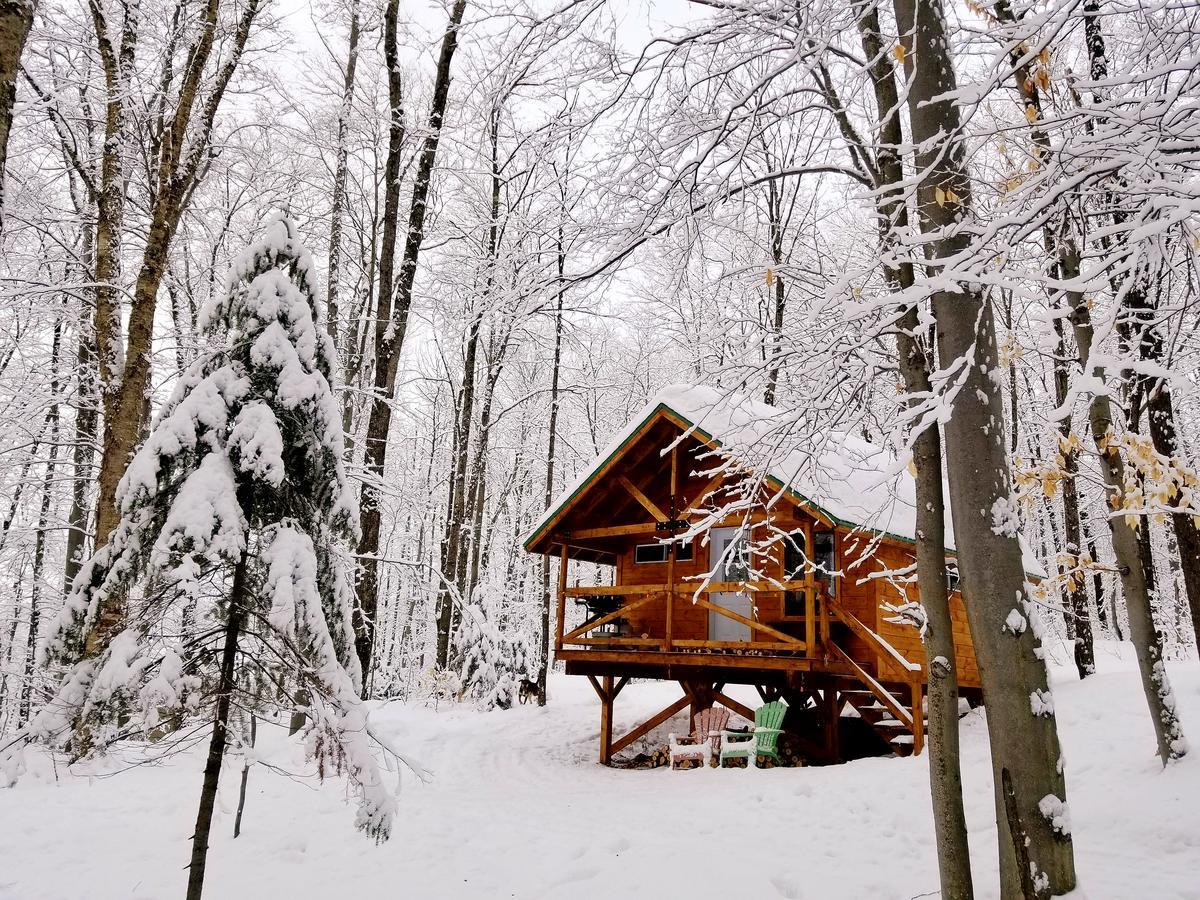 Villa Les Cabines Nordik Des Piles Saint-Jean-des Piles Exterior foto