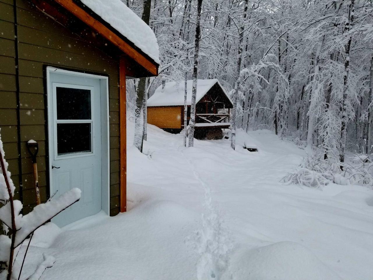 Villa Les Cabines Nordik Des Piles Saint-Jean-des Piles Exterior foto