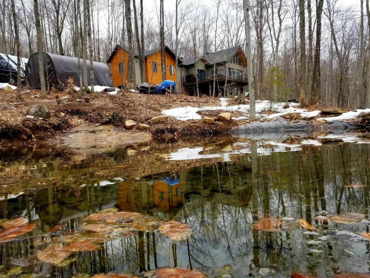 Villa Les Cabines Nordik Des Piles Saint-Jean-des Piles Exterior foto