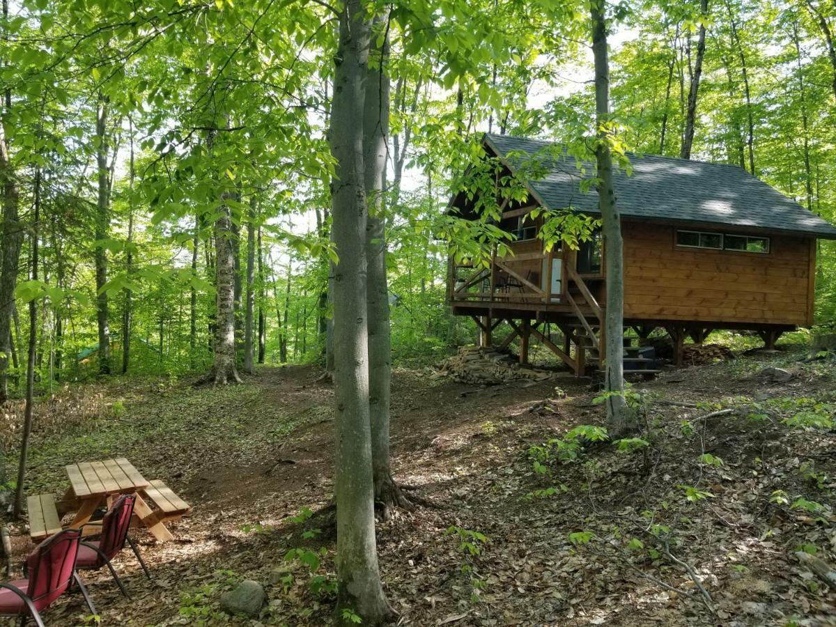 Villa Les Cabines Nordik Des Piles Saint-Jean-des Piles Exterior foto