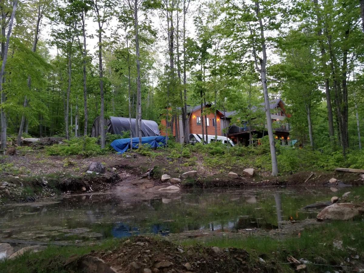 Villa Les Cabines Nordik Des Piles Saint-Jean-des Piles Exterior foto
